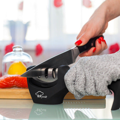 Pull-Through Kitchen Knife Sharpener — product image