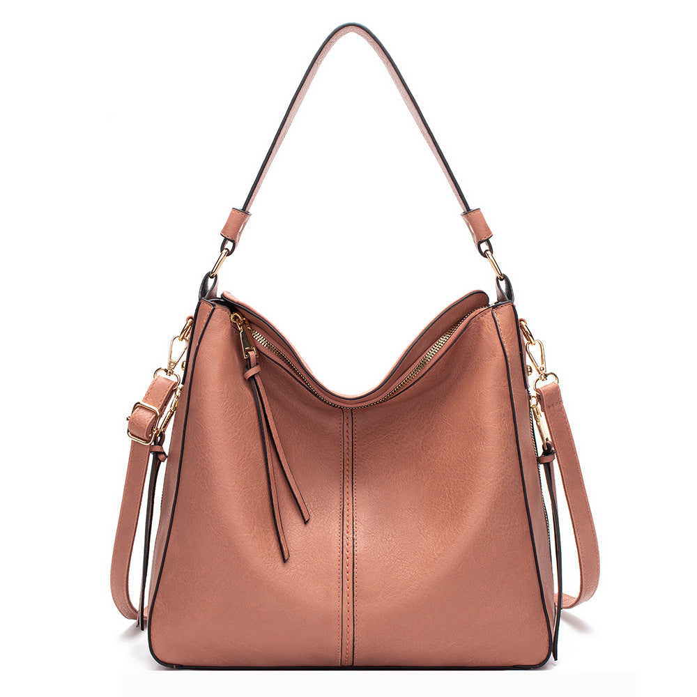 Women's fairy pink slouchy hobo shoulder bag