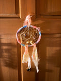 Pastel Ribbon & Feather Dreamcatcher
