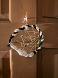 Black & White Cross Charm Dreamcatcher